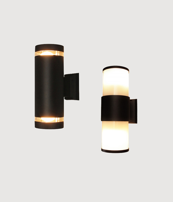 타이티 2등 외부벽등, 정원조명, 야외등(2가지 타입)