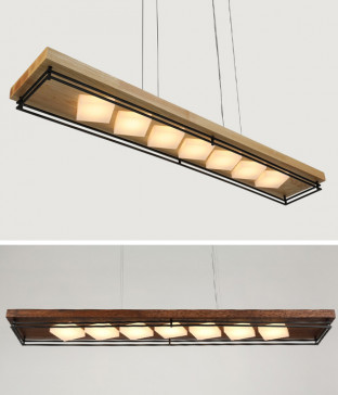 찰스 원목 국산 식탁전등 LED식탁등