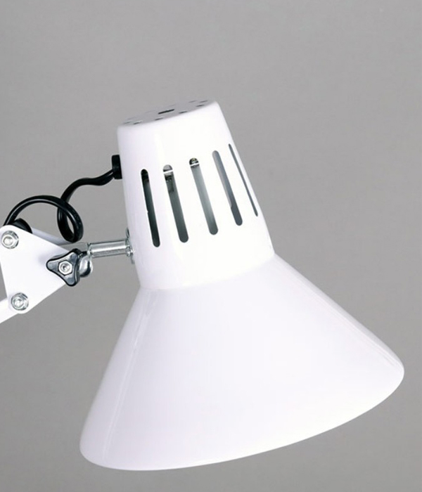 마초 클램프 집게, 책상스탠드 (화이트, 블랙)